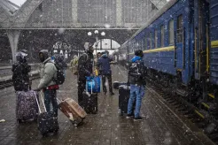 Nigerian students in Ukraine