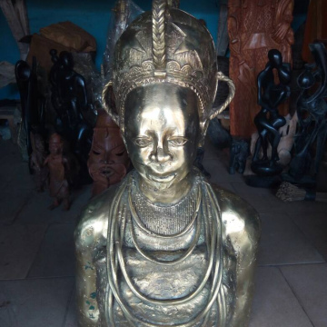 Queen Mother Bronze head